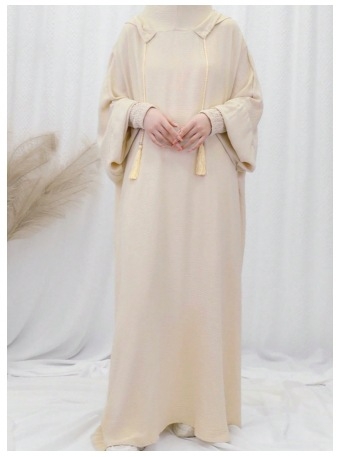 Yuxi poliestera kleita ar garām piedurknēm, gara svārka garums, 95%+ poliesters, bez gludināšanas, vasara 2023