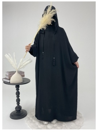 Yuxi poliestera kleita ar garām piedurknēm, gara svārka garums, 95%+ poliesters, bez gludināšanas, vasara 2023