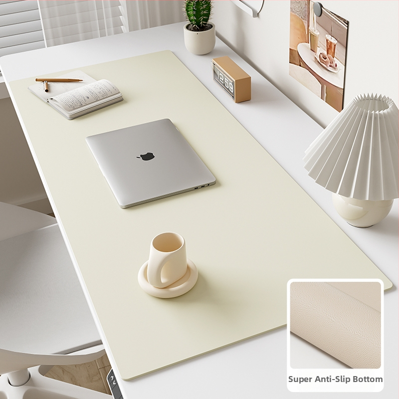 Kožna podloga za stol, pravokutnog oblika, jednofarbni dizajn, strojno pranje, minimalistički modern stil