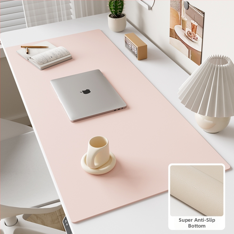 Kožna podloga za stol, pravokutnog oblika, jednofarbni dizajn, strojno pranje, minimalistički modern stil