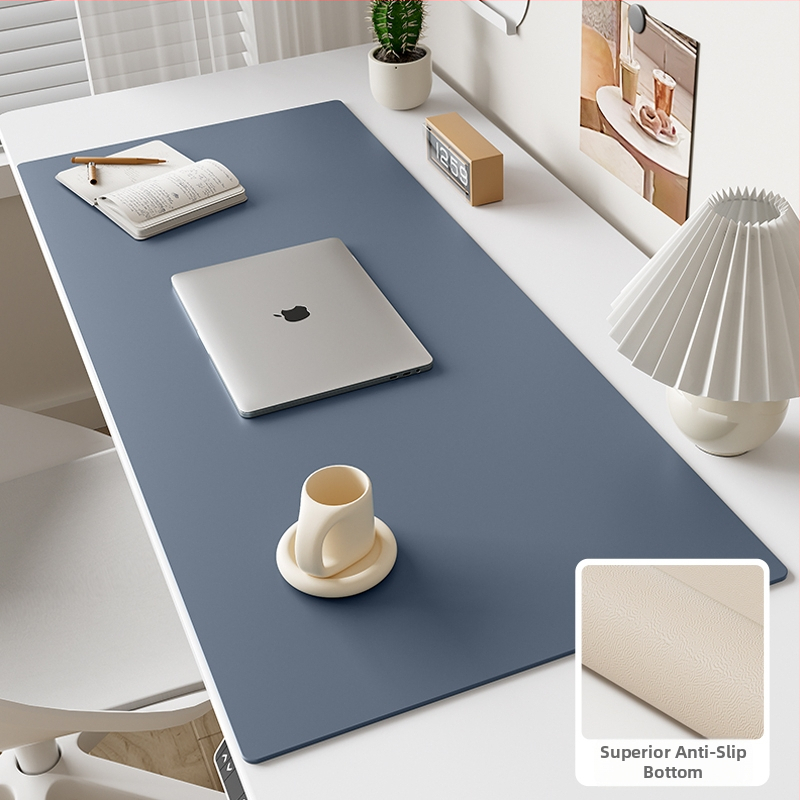 Kožna podloga za stol, pravokutnog oblika, jednofarbni dizajn, strojno pranje, minimalistički modern stil