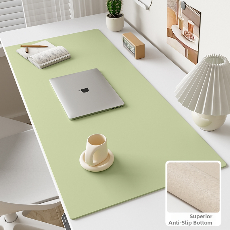 Kožna podloga za stol, pravokutnog oblika, jednofarbni dizajn, strojno pranje, minimalistički modern stil