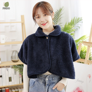 Šalles-pelerīna no jēra vilnas rudens–ziemas siltumam, vienkrāsains raksts, warp adīts audums, saglabā siltumu