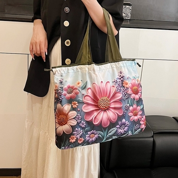 Geantă de cumpărături – stil geantă de mână, model 5261, poliester, lux ușor, multifuncțională