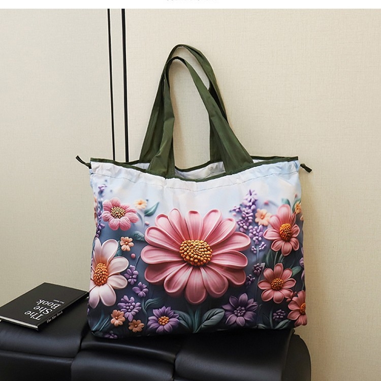 Geantă de cumpărături – stil geantă de mână, model 5261, poliester, lux ușor, multifuncțională