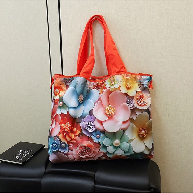 Geantă de cumpărături – stil geantă de mână, model 5261, poliester, lux ușor, multifuncțională