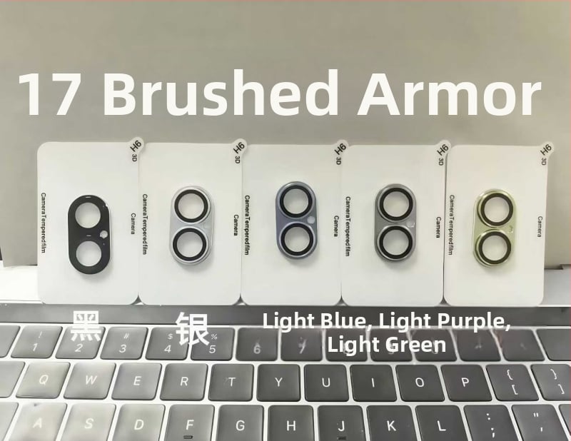 Kameras objektīva aizsardzības filma iPhone 16 Pro Max – temperatēts stikls, objektīva plēve, antibakteriāls, izturīgs pret krišanu, pilns pārklājums