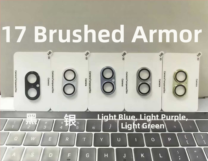 Kameras objektīva aizsardzības filma iPhone 16 Pro Max – temperatēts stikls, objektīva plēve, antibakteriāls, izturīgs pret krišanu, pilns pārklājums