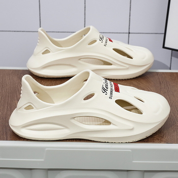 Férfi szandálok, EVA felső rész és EVA talp, slip-on záródás, lélegző, Casual zárt orrú