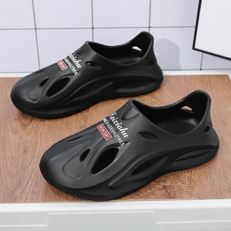 Férfi szandálok, EVA felső rész és EVA talp, slip-on záródás, lélegző, Casual zárt orrú