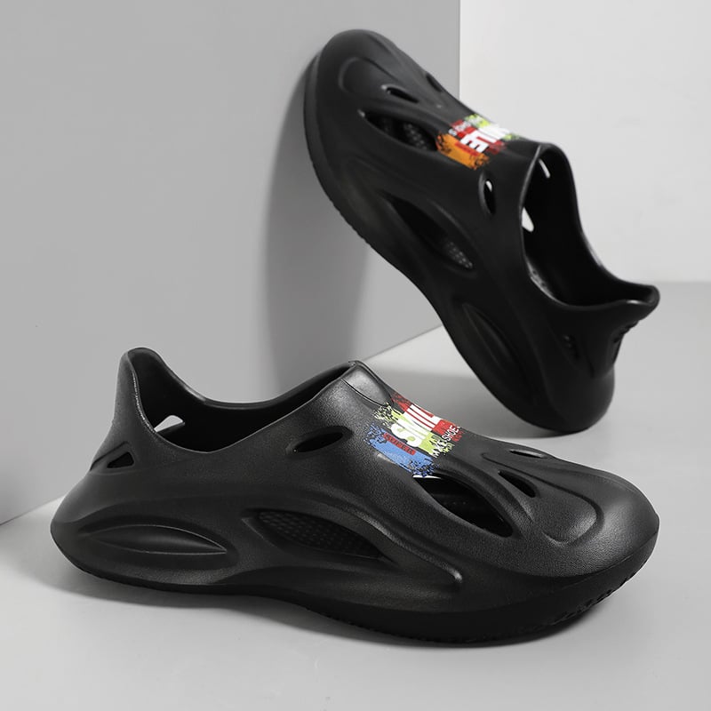 Férfi szandálok, EVA felső rész és EVA talp, slip-on záródás, lélegző, Casual zárt orrú