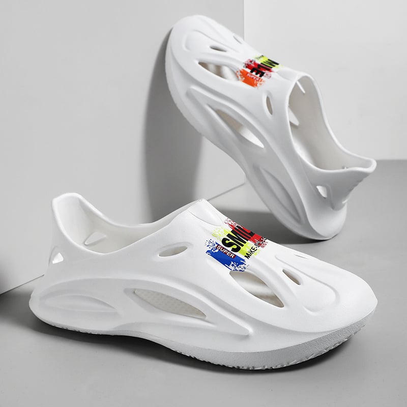 Férfi szandálok, EVA felső rész és EVA talp, slip-on záródás, lélegző, Casual zárt orrú