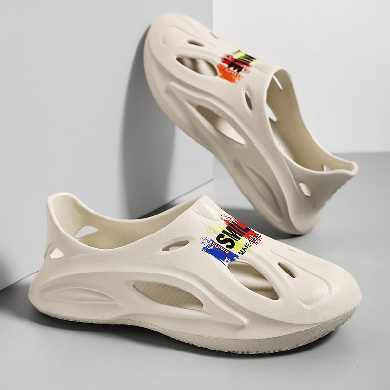 Férfi szandálok, EVA felső rész és EVA talp, slip-on záródás, lélegző, Casual zárt orrú