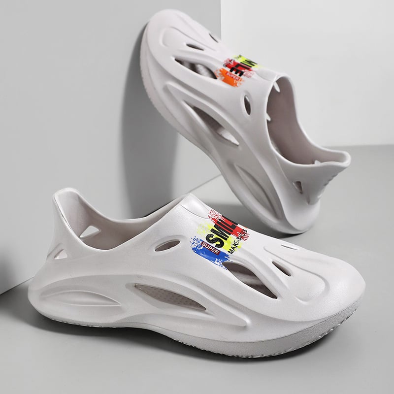 Férfi szandálok, EVA felső rész és EVA talp, slip-on záródás, lélegző, Casual zárt orrú