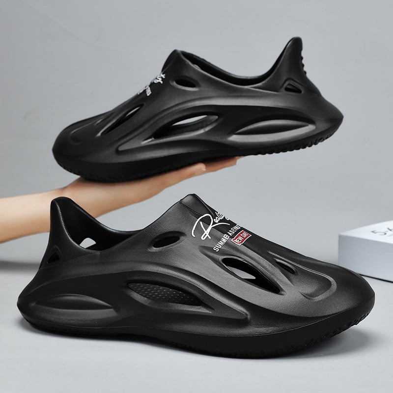 Férfi szandálok, EVA felső rész és EVA talp, slip-on záródás, lélegző, Casual zárt orrú