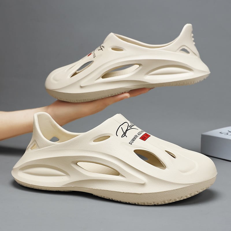 Férfi szandálok, EVA felső rész és EVA talp, slip-on záródás, lélegző, Casual zárt orrú