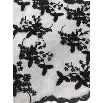 Vyrų nailoninis trikampis šalikas su išlinkusiu kraštu ir gėlių nėriniu pavasariui