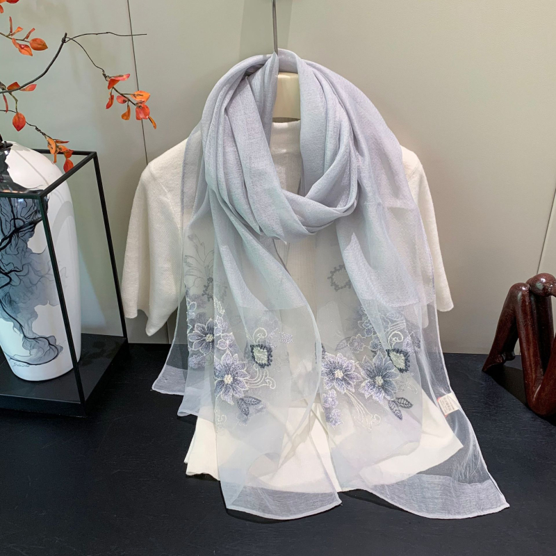 Rankų siūtas šalis iš akrilinės/sintetinės vilnos mišinio, warp-knit audinys, lengvas, tinkamas visiems sezonams, 2025 m. pavasario leidimas