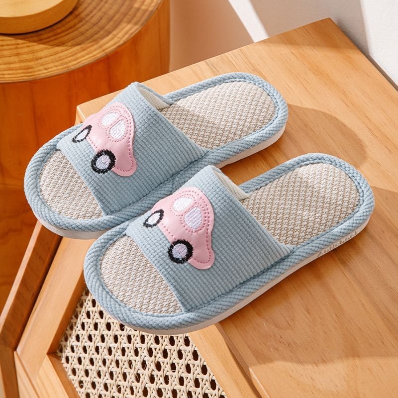 Vaikų dinozauro šlepetės – atviras pirštas, neslidžios vidaus, vasarai (Amžius: 1–3 metai; Viršus: EVA; Padas: PVC)