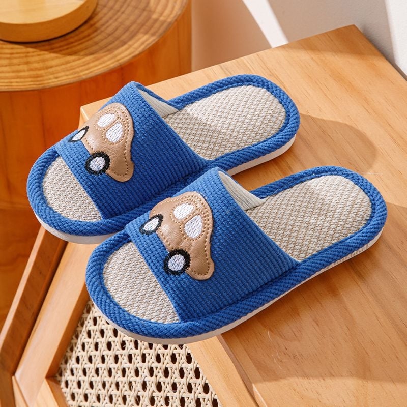 Vaikų dinozauro šlepetės – atviras pirštas, neslidžios vidaus, vasarai (Amžius: 1–3 metai; Viršus: EVA; Padas: PVC)