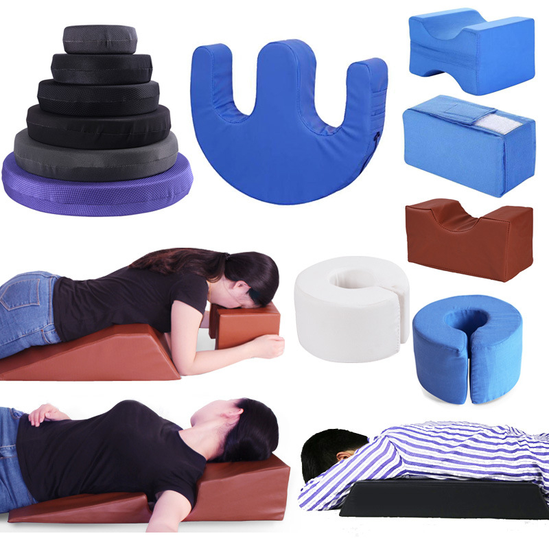 Padă de poziționare din material textil/spumă pentru îngrijire și prevenire a decubitului, Model TWD-QT, pentru membre, cu logo tipărit, personalizabil