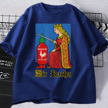 T-shirt, hip-hop στυλ, στρογγυλή λαιμόκοψη, κοντά μανίκια, βαμβάκι (81–90%), εκτύπωση λογοτεχνικού ρετρό σχεδίου