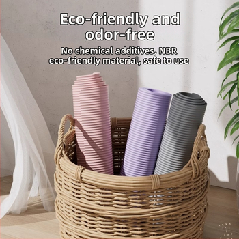 Chengbai jogas paklājs, materiāls NBR, biezums 10 mm, svars 300 g, vienkrāsains dizains, piemērots fitness un dejai