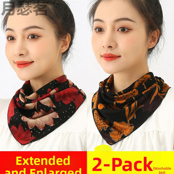 Koreai stílusú háromszög nyakmelegítő télre, Yue Se Ming márka, fő anyag tartalma 11–20%.