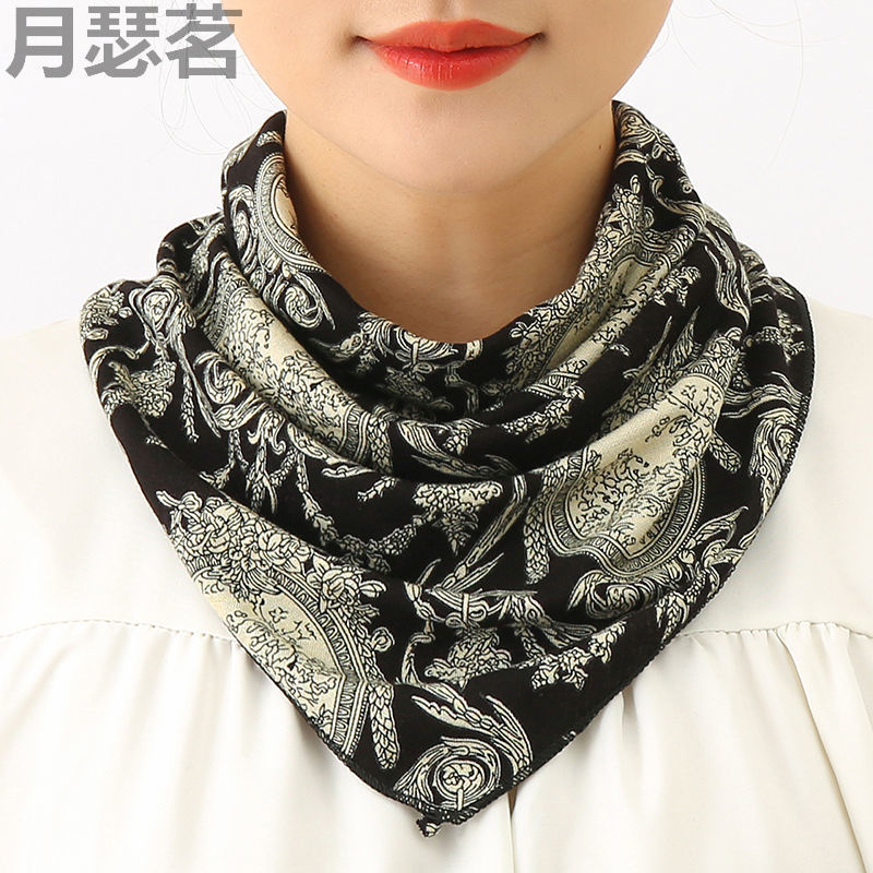 Koreai stílusú háromszög nyakmelegítő télre, Yue Se Ming márka, fő anyag tartalma 11–20%.