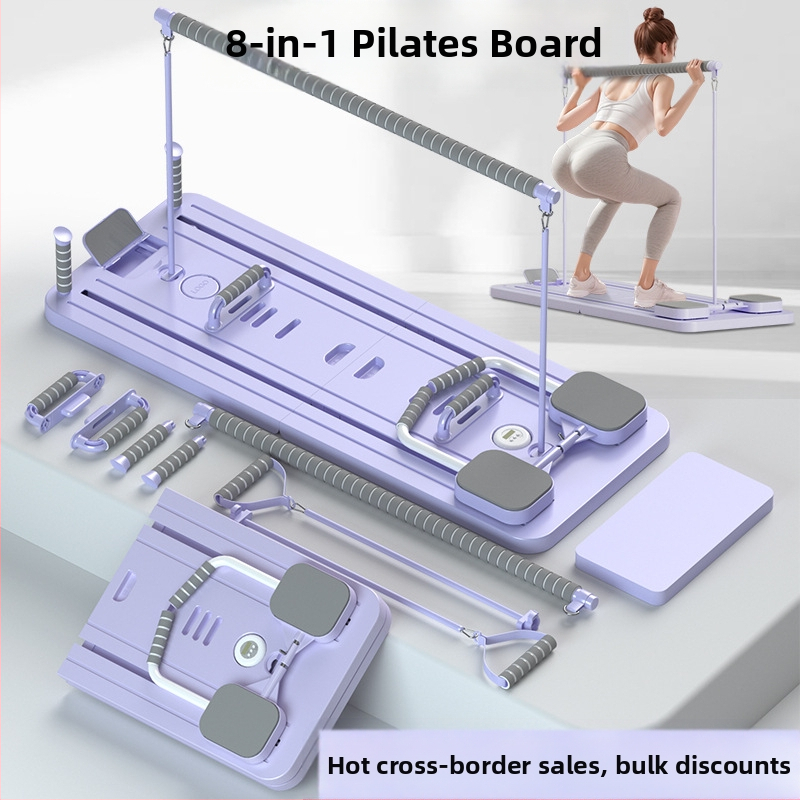 AB колело за корем и платформа за пилатес – сгъваема домашна фитнес екипировка, модел plt, тегло 4800 г, комплект от 4 бр.