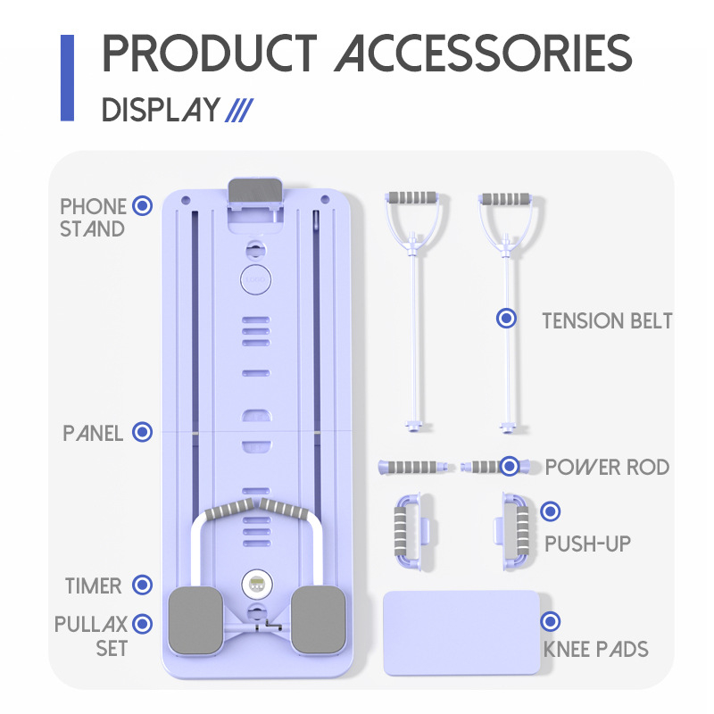 Κυλινδρος κοιλιάς και πίνακας πιλάτες – φορητός εξοπλισμός γυμναστικής οικιακής χρήσης, μοντέλο plt, βάρος 4800 g, σετ 4 τεμαχίων