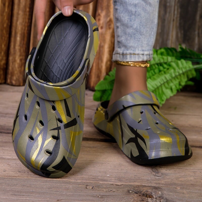 Lyukas EVA papucs férfiak és nők számára — Casual, felső EVA, EVA talp, injektált talp, Modell 2588