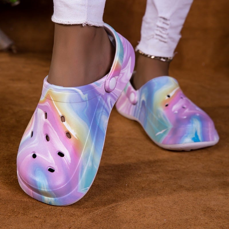 Lyukas EVA papucs férfiak és nők számára — Casual, felső EVA, EVA talp, injektált talp, Modell 2588