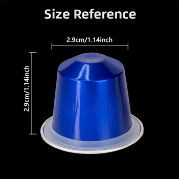 Carcasă pentru capsule de cafea, o singură utilizare – folie de aluminiu, compatibilă cu Nestlé Small