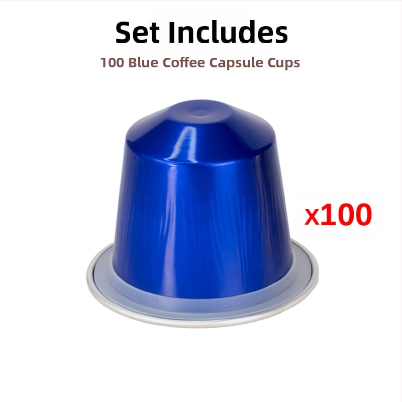 Carcasă pentru capsule de cafea, o singură utilizare – folie de aluminiu, compatibilă cu Nestlé Small