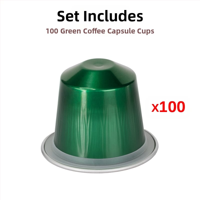 Carcasă pentru capsule de cafea, o singură utilizare – folie de aluminiu, compatibilă cu Nestlé Small