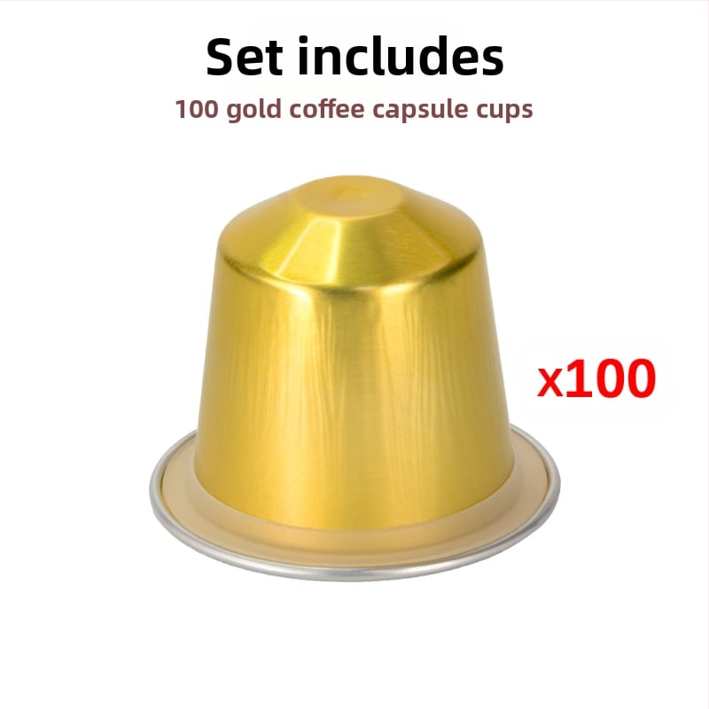 Carcasă pentru capsule de cafea, o singură utilizare – folie de aluminiu, compatibilă cu Nestlé Small