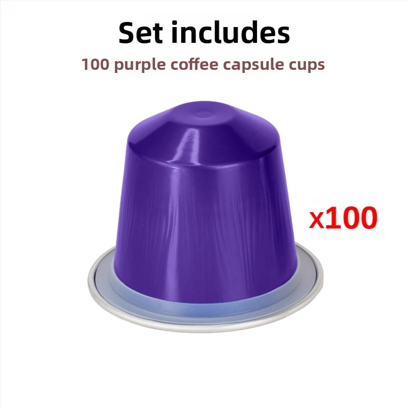 Carcasă pentru capsule de cafea, o singură utilizare – folie de aluminiu, compatibilă cu Nestlé Small