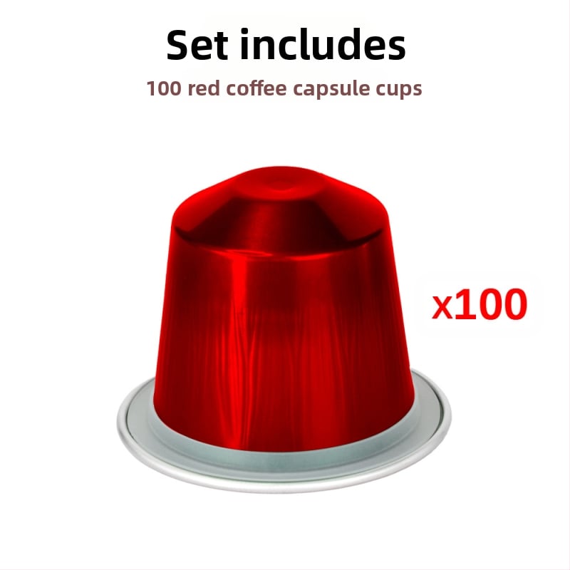 Carcasă pentru capsule de cafea, o singură utilizare – folie de aluminiu, compatibilă cu Nestlé Small