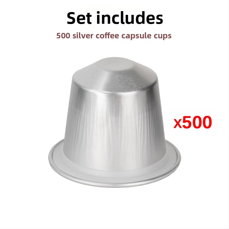 Carcasă pentru capsule de cafea, o singură utilizare – folie de aluminiu, compatibilă cu Nestlé Small