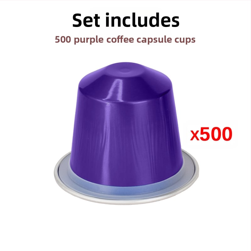 Carcasă pentru capsule de cafea, o singură utilizare – folie de aluminiu, compatibilă cu Nestlé Small