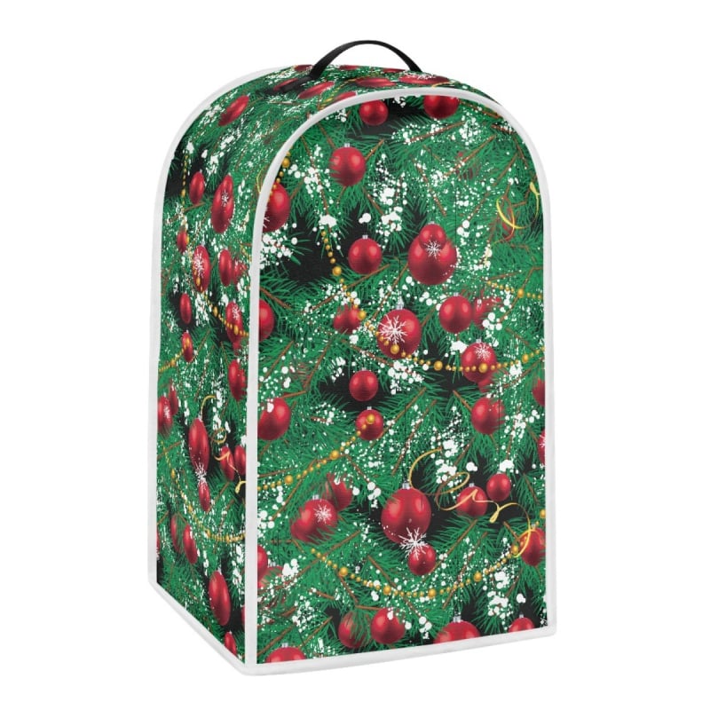 Husă pentru procesorul de bucătărie – poliester, model de Crăciun, personalizabilă