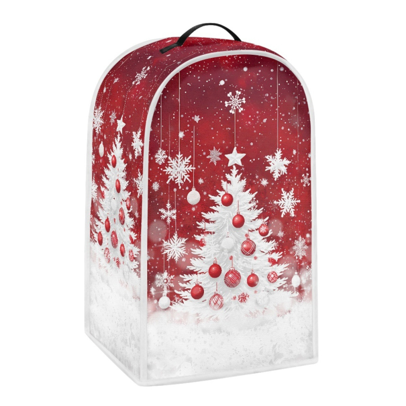 Husă pentru procesorul de bucătărie – poliester, model de Crăciun, personalizabilă