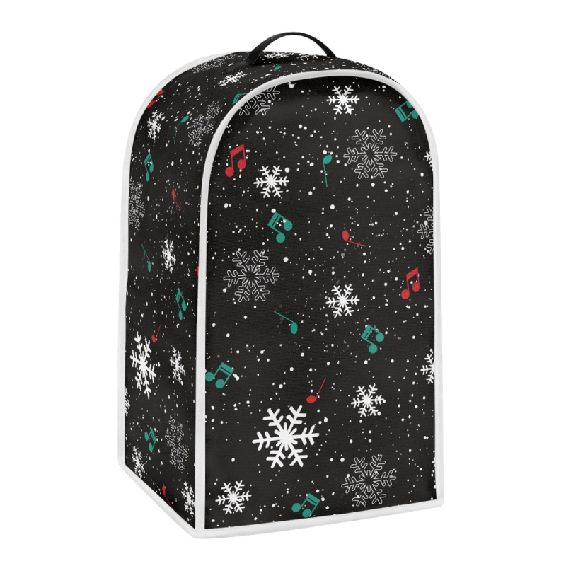 Husă pentru procesorul de bucătărie – poliester, model de Crăciun, personalizabilă