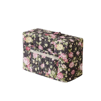 Κάλυμμα σκόνης για ραπτική μηχανή, πολυεστερικό ύφασμα, παραδοσιακό αγροτικό στυλ, με τσέπη, φορητό, αναδιπλούμενη τσάντα αποθήκευσης εργαλείων