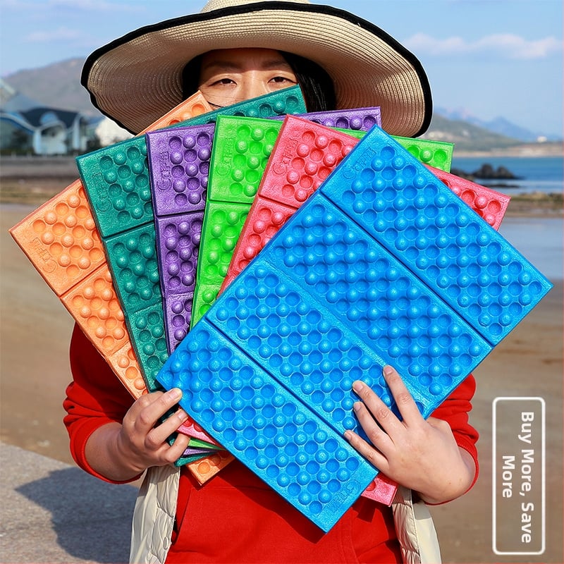 Nešiojama XPE kvadratinė šokių pagalvė, atspari vandeniui ir drėgmei, putų kilimėlis, sulankstomas vienam asmeniui kelionėse