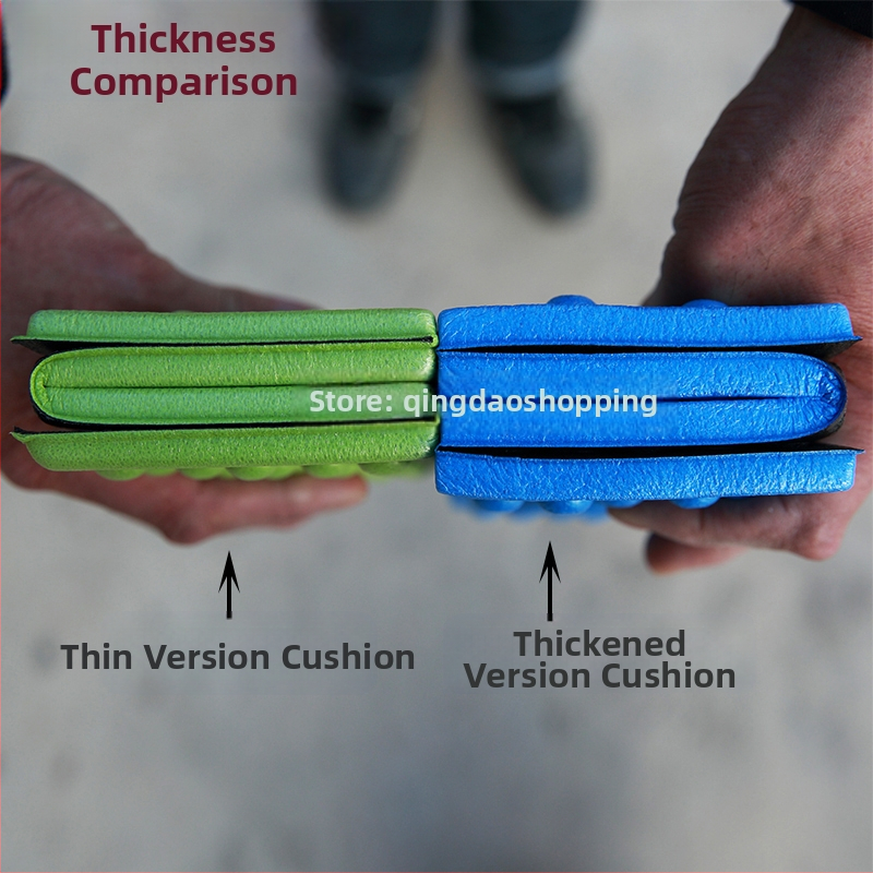 Портативна XPE квадратна танцова подложка, водоустойчива и влагозащитна, пяна подложка, сгъваема за къмпинг за един човек