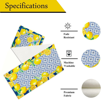 Σημαία τραπεζιού, 100% λινό, γεωμετρικό αφηρημένο μοτίβο, αμερικανικό στυλ, διακόσμηση τραπεζαρίας