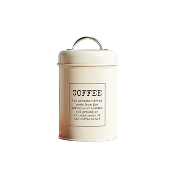 Μεταλλικό στρογγυλό σφραγισμένο δοχείο με δακτύλιο σφράγισης, κατάλληλο για γάλα σε σκόνη, καφέ, τσάι, καραμέλες και σκόνη μάσκας προσώπου; χωρητικότητα κάτω από 300 ml