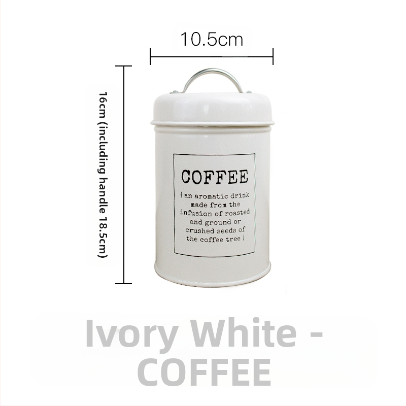 Fém kör alakú zárható, tömítő gyűrűvel ellátott edény tejpor, kávé, tea, cukorka és arcmaszk por számára; kapacitás 300 ml alatt